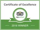 Cappadocia this year Tripadvisor Excellence's Most Excellent Hotel Award