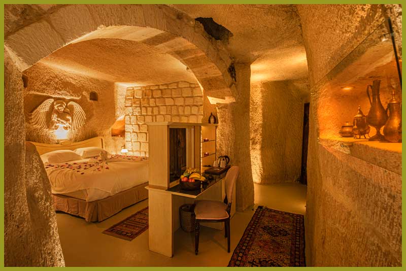 Superior Deluxe Mağara Oda Angel Kapadokya Balayı Odası Genel Görünüm