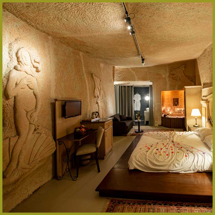 Kapadokya Superior Deluxe Cave Room Cave Hotel